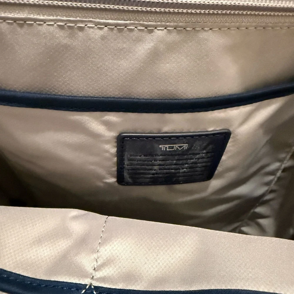 TUMI Caren Quilted Backpack with Gold Hardware Fits 15” Laptop